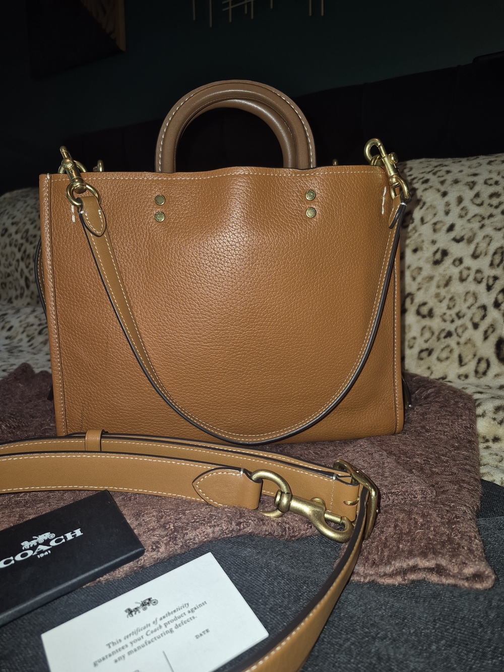 Coach RARE Colorblock Rogue 30! - Picture 6 of 16